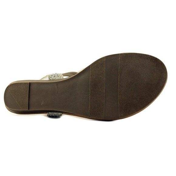 W171 Silver Shayleen Flat Thong Sandals - 5.5 M - Picture 5 of 5